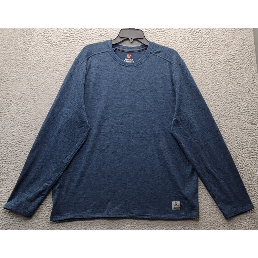 Rugged Elements Shirt Mens XL Multi Durable Utility Stretch Long Sleeve Pullover